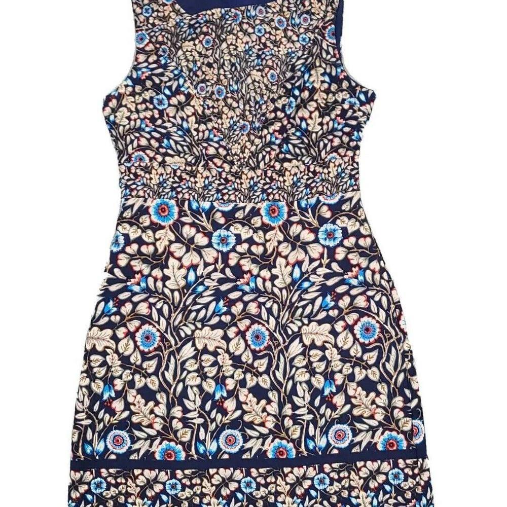 Maeve Anthropoligie Brindille Dress Sheath Size 0 Sleeveless With Pockets Floral